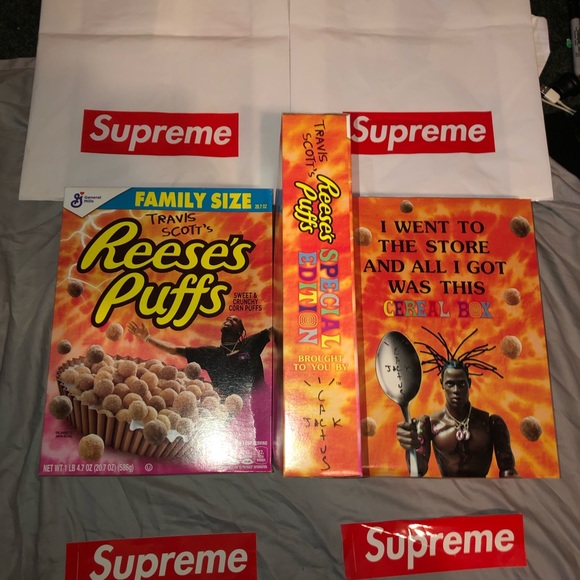Travis Scott Limited Edition Reeses Puffs - Picture 2 of 5